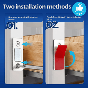 Cerradura de seguridad compacta – Protege tus objetos con un clic (x10)